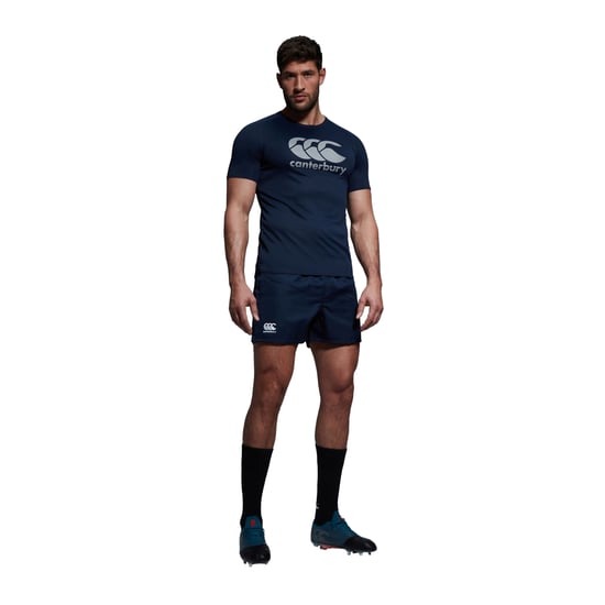 Canterbury Mens Professional Polyester Shorts (Navy) - Image 5
