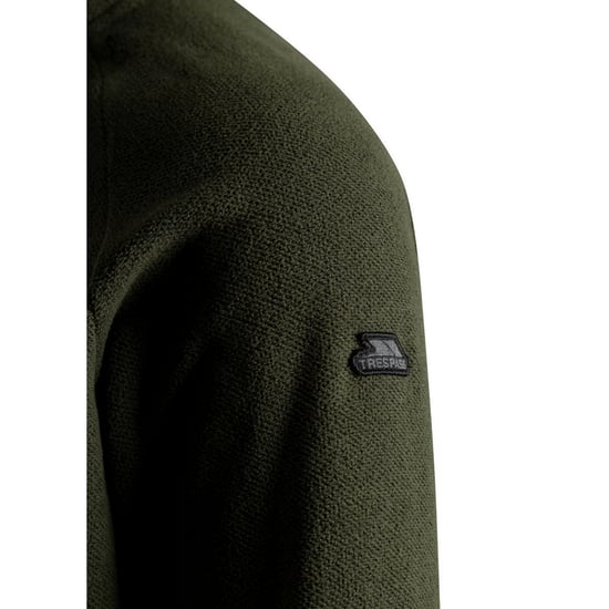 Trespass Wetherill Fleece Top för herrar (Mörk vinstock) - Image 4