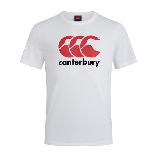 Canterbury Mens Logo Cotton Blend T-Shirt (White) - Image 1