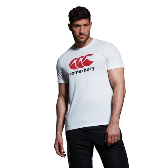 Canterbury Mens Logo Cotton Blend T-Shirt (White) - Image 3