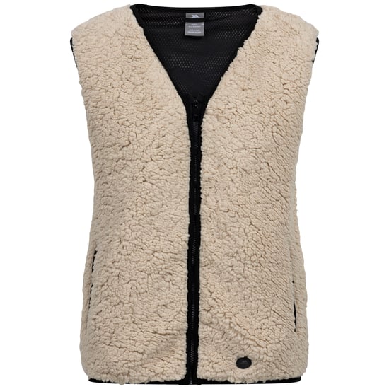 Trespass Womens/Ladies Roslin Fleece Gilet (Ivory) - Image 1