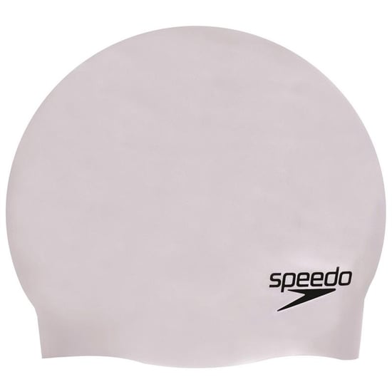 Speedo Unisex Adult Silicone Swimming Cap (Grey) - Image 1