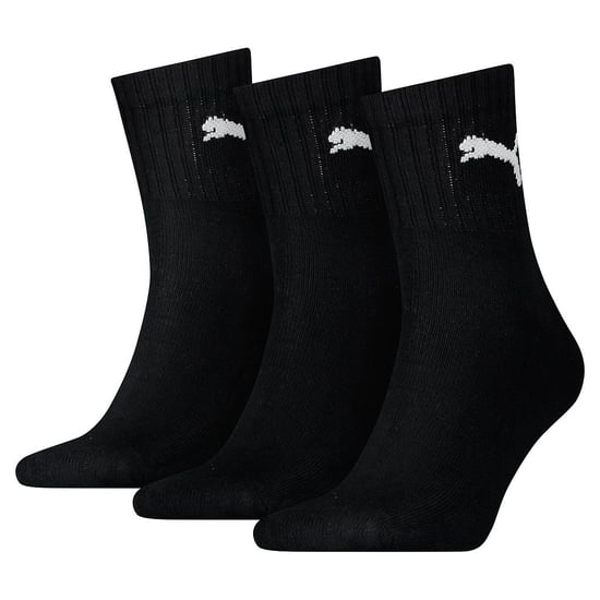 Puma Unisex Volwassen Bemanningsleden Sokken (Pakket van 3) (Zwart) - Image 2