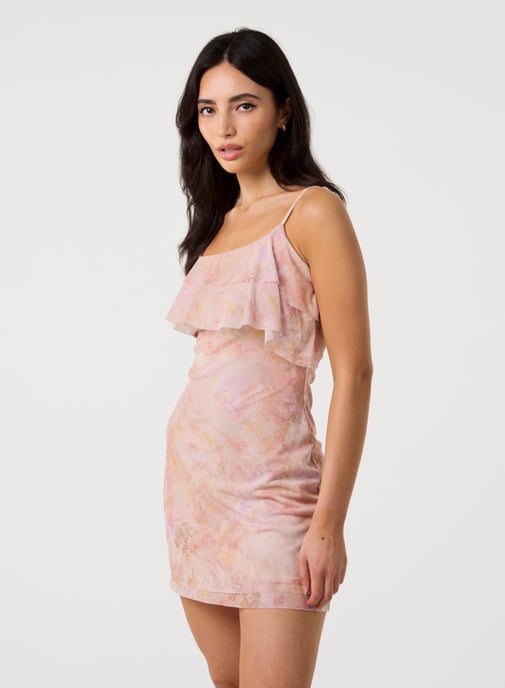 Mesh Mini Dress - Image 1