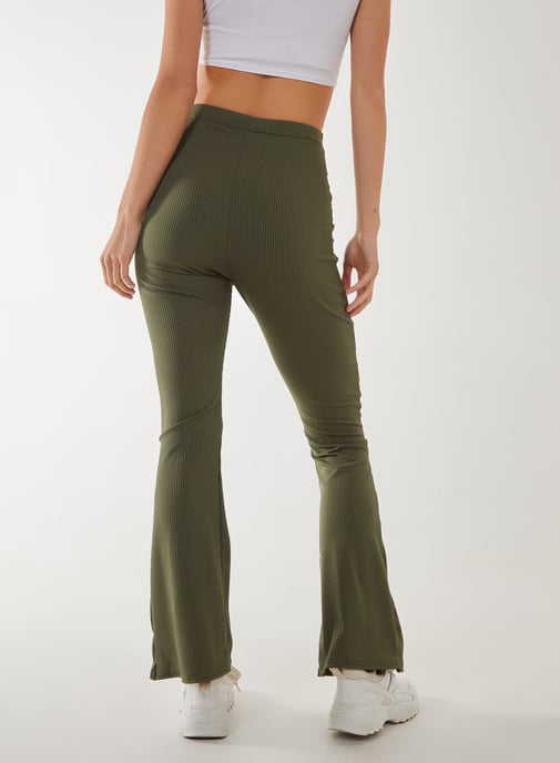 Ribbed Flare Leggings - Image 4