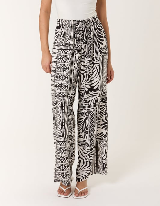 Abstract Print Trousers - Image 1