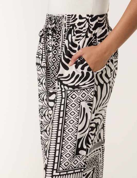 Abstract Print Trousers - Image 3
