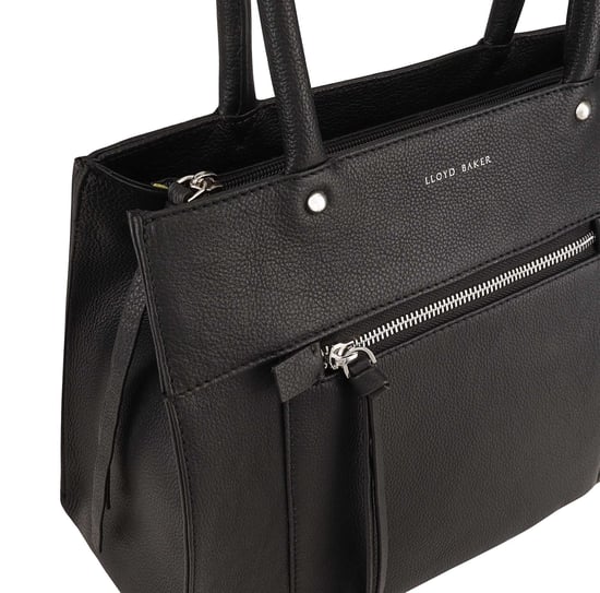 Dixie Black Leather Shoulder Bag - Image 3