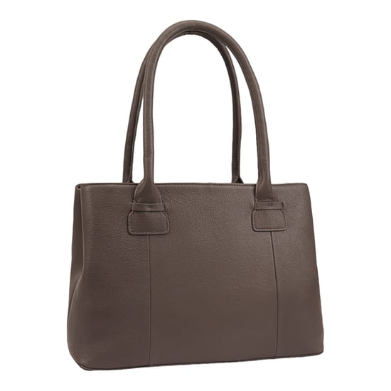 Daissy Brown Leather Shoulder Bag - Image 2