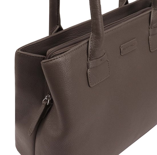 Daissy Brown Leather Shoulder Bag - Image 3