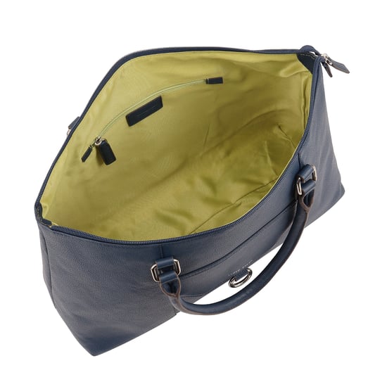 Dariah Navy Leather Shoulder Bag - Image 4