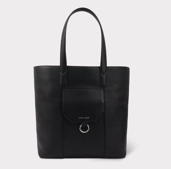 Edyln Black Leather Shoulder Bag - Image 1