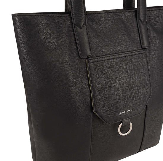 Edyln Black Leather Shoulder Bag - Image 3