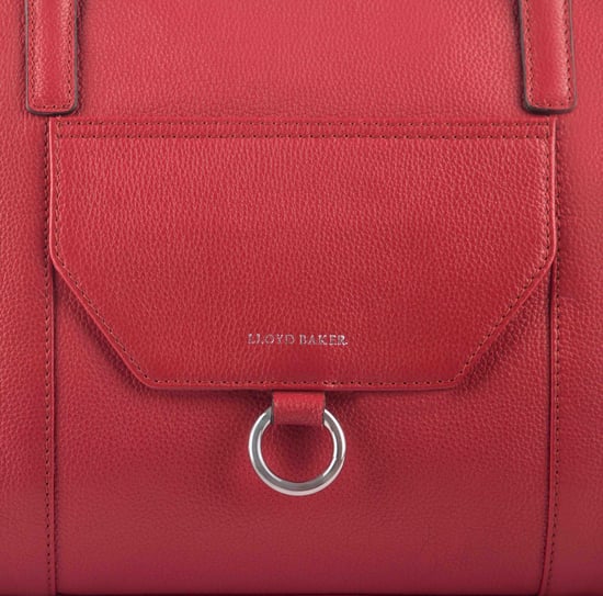 Dariah Red Leather Shoulder Bag - Image 2