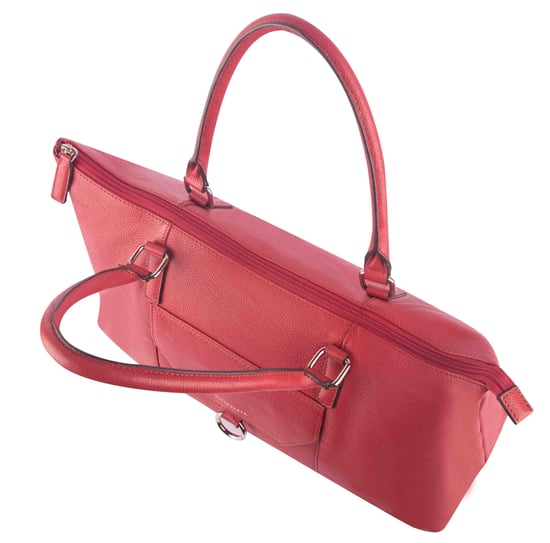 Dariah Red Leather Shoulder Bag - Image 3