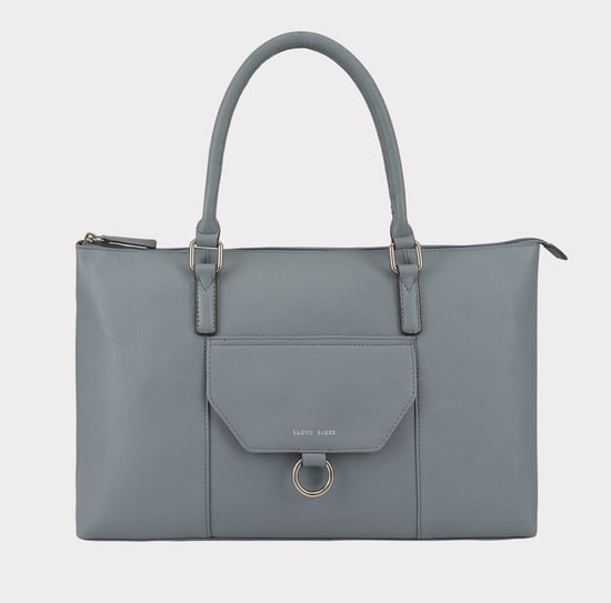 Dariah Blue Leather Shoulder Bag - Image 1