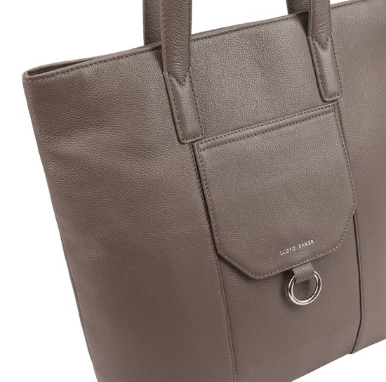 Edyln Brown Leather Shoulder Bag - Image 3
