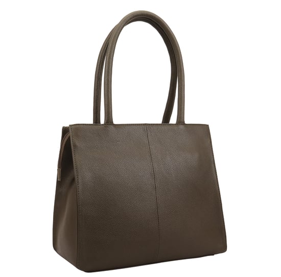 Dixie Khaki Leather Shoulder Bag - Image 4