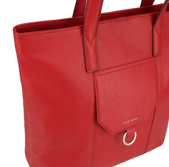 Edyln Red Leather Shoulder Bag - Image 2