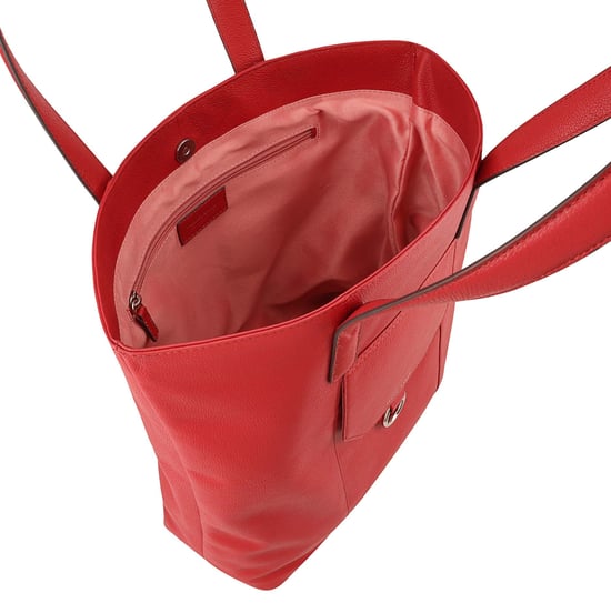 Edyln Red Leather Shoulder Bag - Image 4