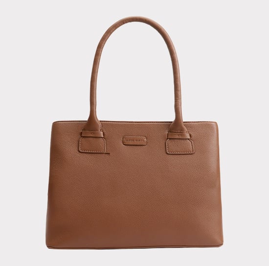 Daissy Brown Leather Shoulder Bag - Image 1