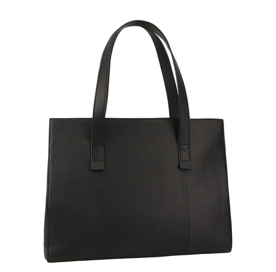 Lalitah Black Leather Shoulder Bag - Image 1