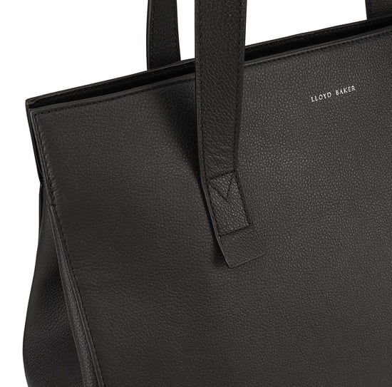 Lalitah Black Leather Shoulder Bag - Image 3