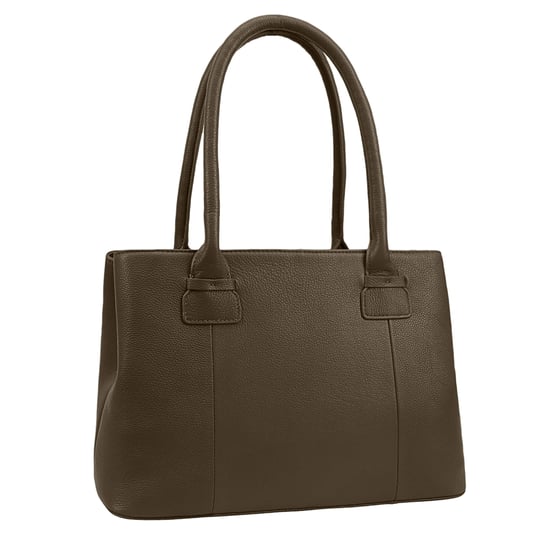 Daissy Khaki Leather Shoulder Bag  - Image 4