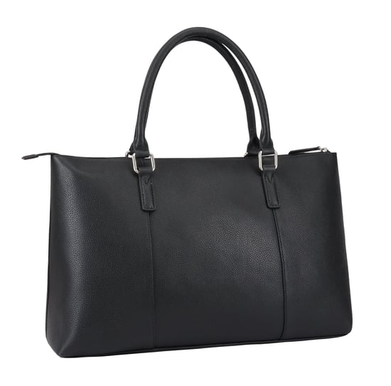 Dariah Black Leather Shoulder Bag - Image 2