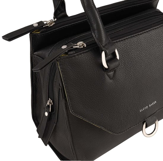 Leyla Black Leather Multi Way Bag - Image 3
