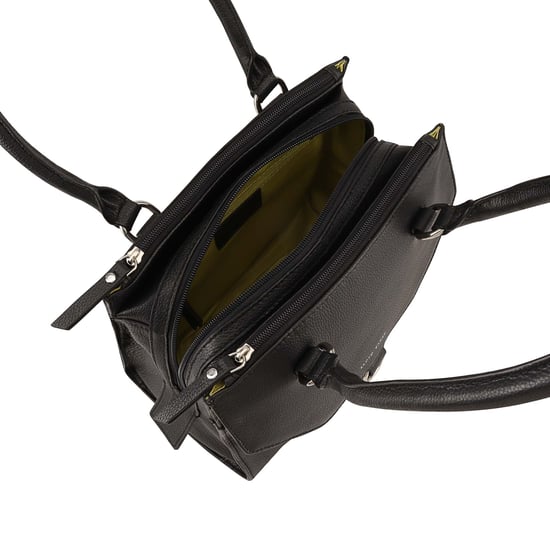 Leyla Black Leather Multi Way Bag - Image 4