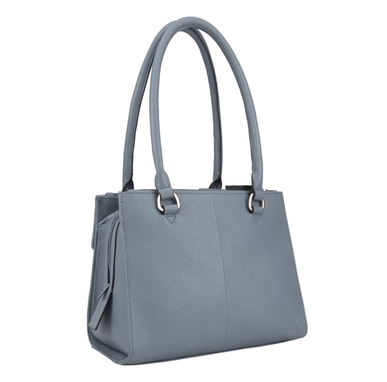 Leyla Blue Leather Multi Way Bag - Image 2