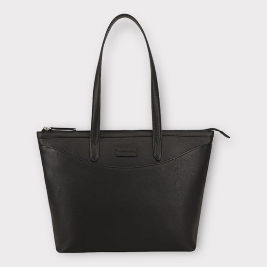 Gloshi Black Leather Shoulder Bag - Image 1