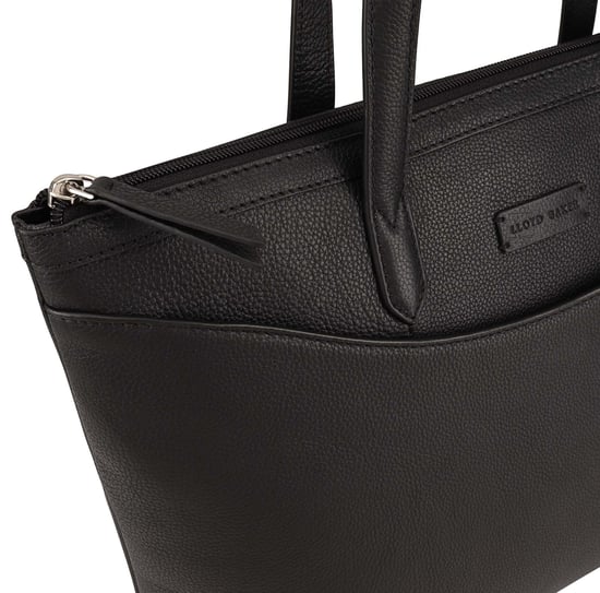 Gloshi Black Leather Shoulder Bag - Image 3