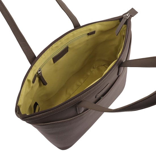 Gloshi Brown Leather Shoulder Bag - Image 4