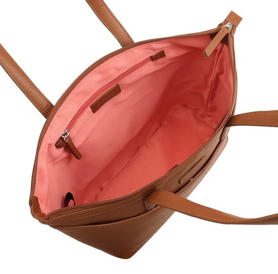 Gloshi Brown Leather Shoulder Bag - Image 4