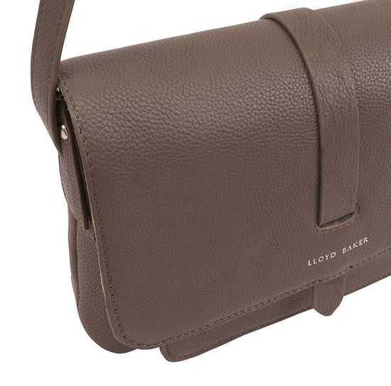 Evelyn Brown Leather Cross Body Bag - Image 2