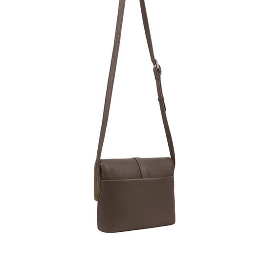 Evelyn Brown Leather Cross Body Bag - Image 3
