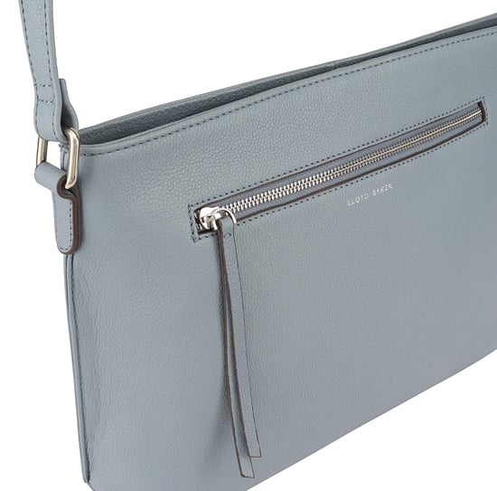 Laysa Blue Leather Cross Body Bag - Image 3