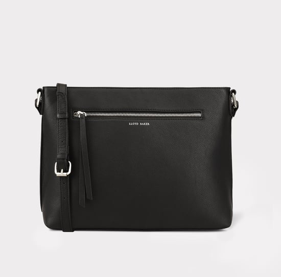 Laysa Black Leather Cross Body Bag - Image 1