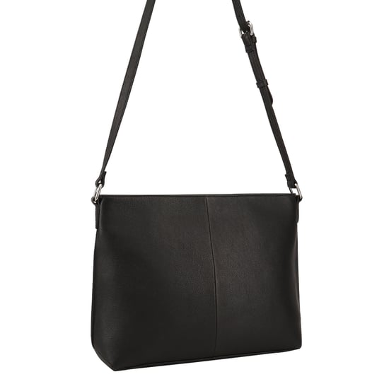 Laysa Black Leather Cross Body Bag - Image 2