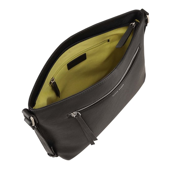 Laysa Black Leather Cross Body Bag - Image 4