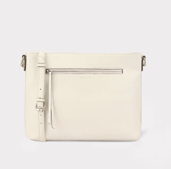 Laysa Beige Leather Cross Body Bag - Image 1