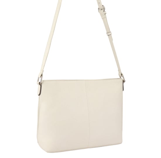 Laysa Beige Leather Cross Body Bag - Image 2