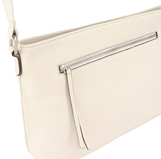 Laysa Beige Leather Cross Body Bag - Image 3
