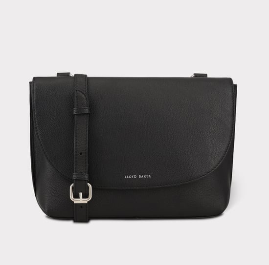 Lyna Black Leather Cross Body Bag - Image 1