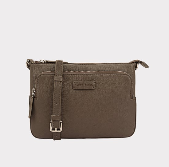 Deval Brown Leather Cross Body Bag - Image 1
