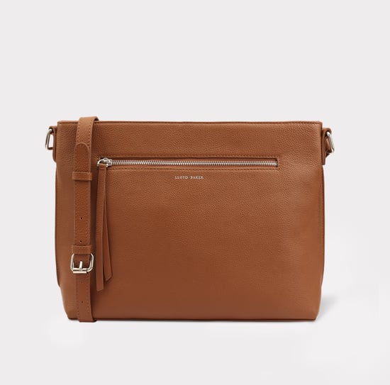 Laysa Brown Leather Cross Body Bag - Image 1