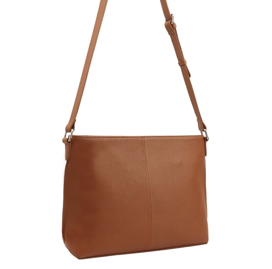 Laysa Brown Leather Cross Body Bag - Image 2