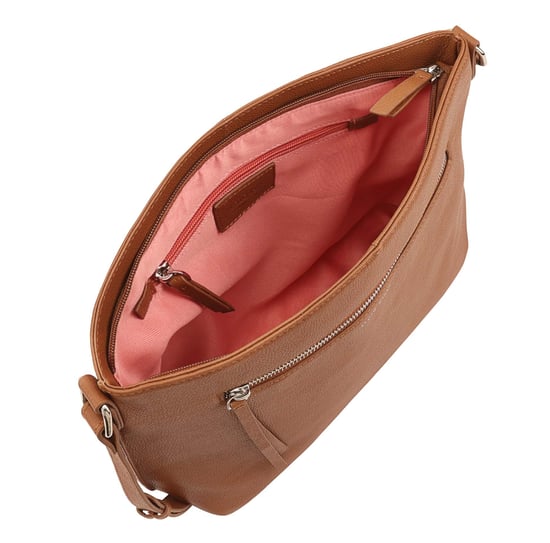 Laysa Brown Leather Cross Body Bag - Image 4